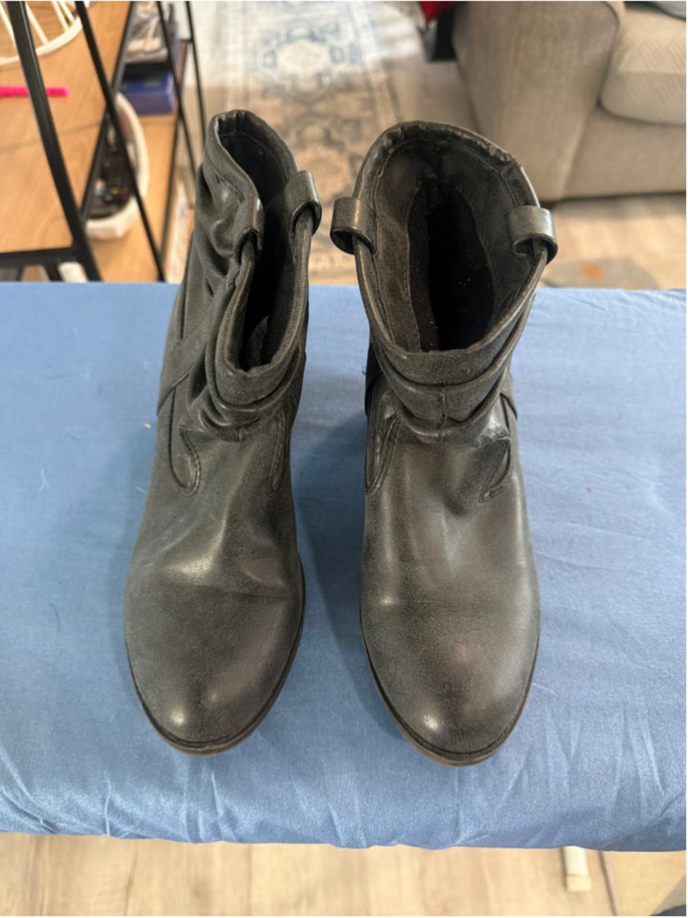 Women's K9 by Rocket Dog Gray Ankle Boots & Booties Size 8